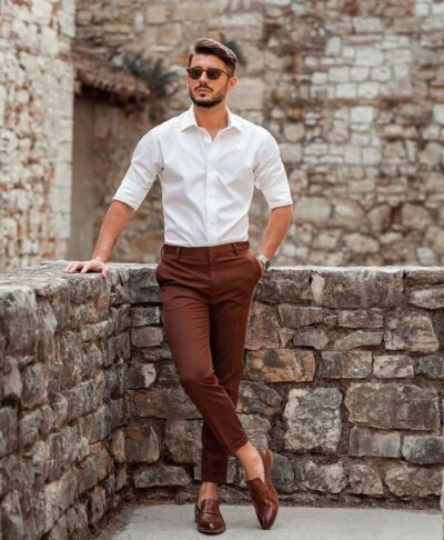 Casual formal hot sale look male