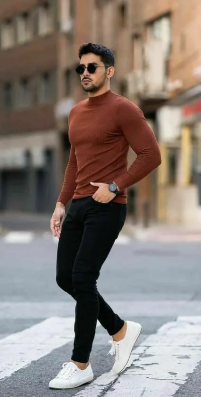 Turtleneck business hot sale casual