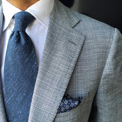 light gray suit combinations