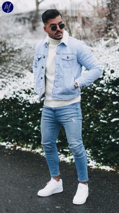 9 Ways to Wear a Denim Jacket – Svelte Magazine  Mens casual outfits, Jean  jacket outfits men, Stylish men casual